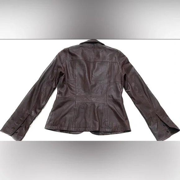 KENNETH COLE REACTION LEATHER JACKET - Picture 4 of 5